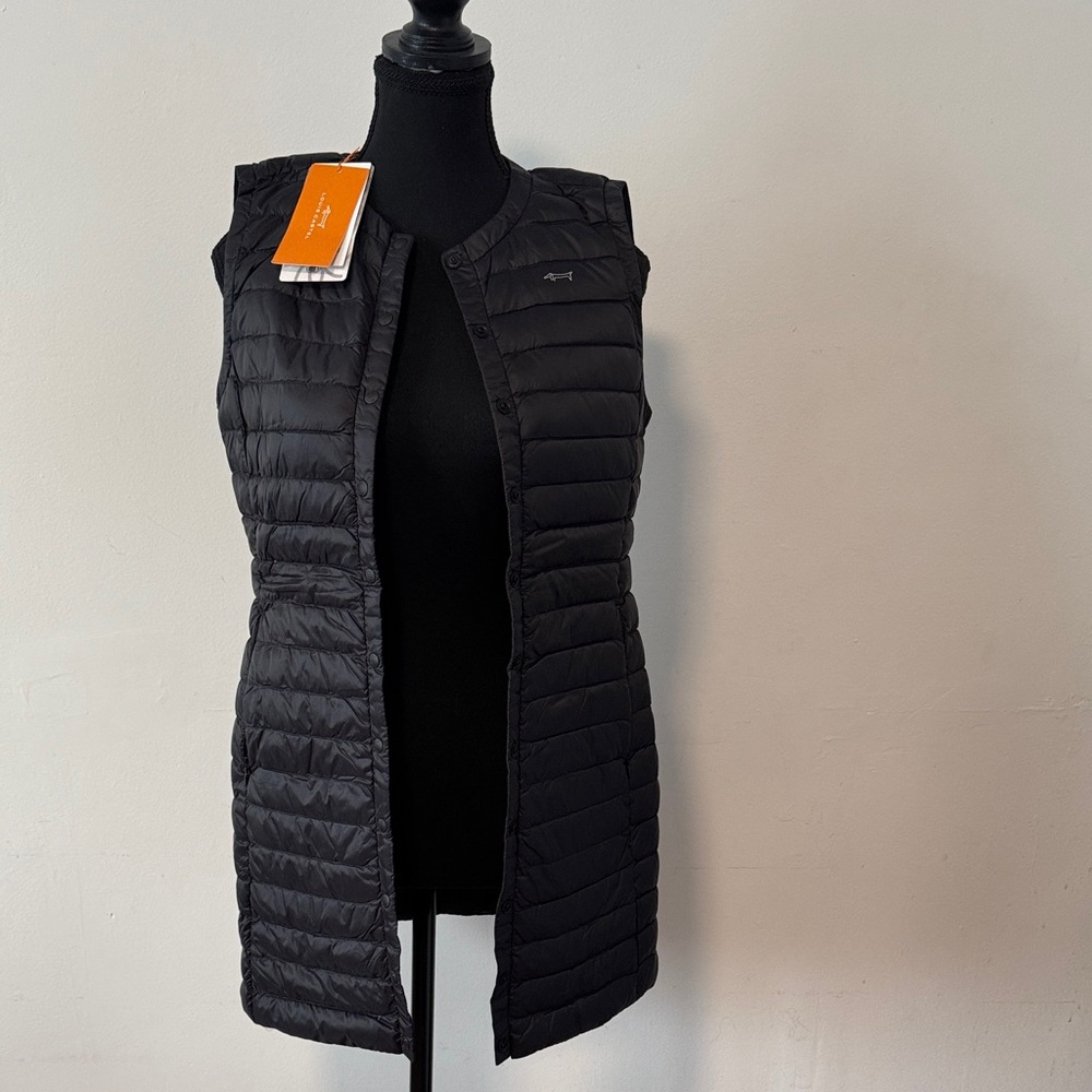 Elegant Black Quilted Vest for Women